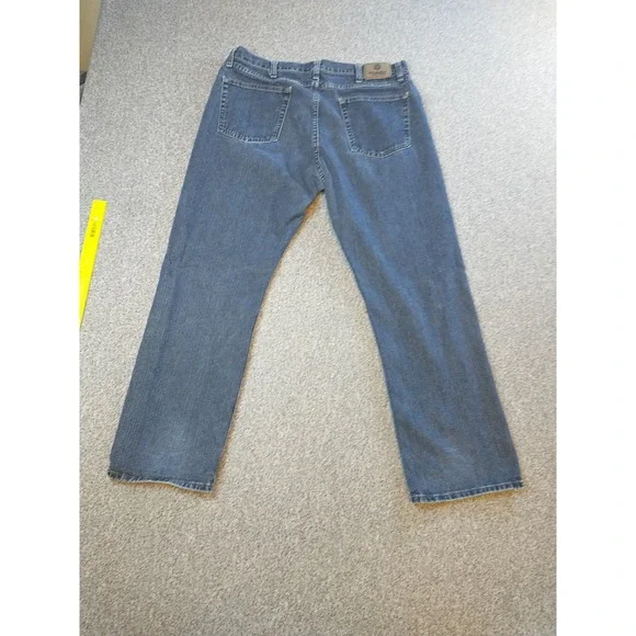 Wrangler Jeans Mens 36x30 Blue Premium Denim 97LRWBI Straight Leg Relaxed Fit - Picture 15 of 16